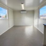 Lämpöeristetty kontti voidaan varustaa halutunlaiseksi.