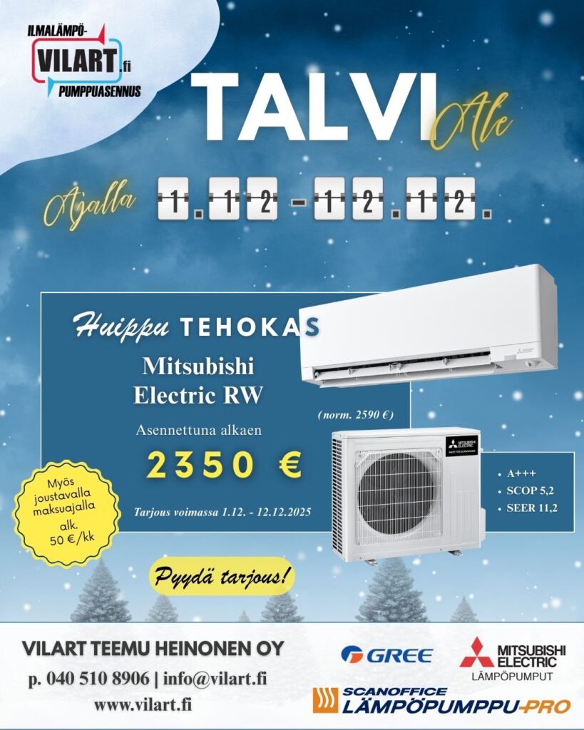 Mitsubishi Electric RW edulliseen tarjoushintaan