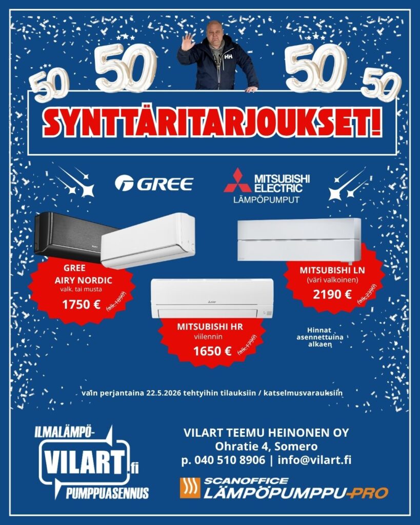 Supertarjous vain pe 22.5.2026